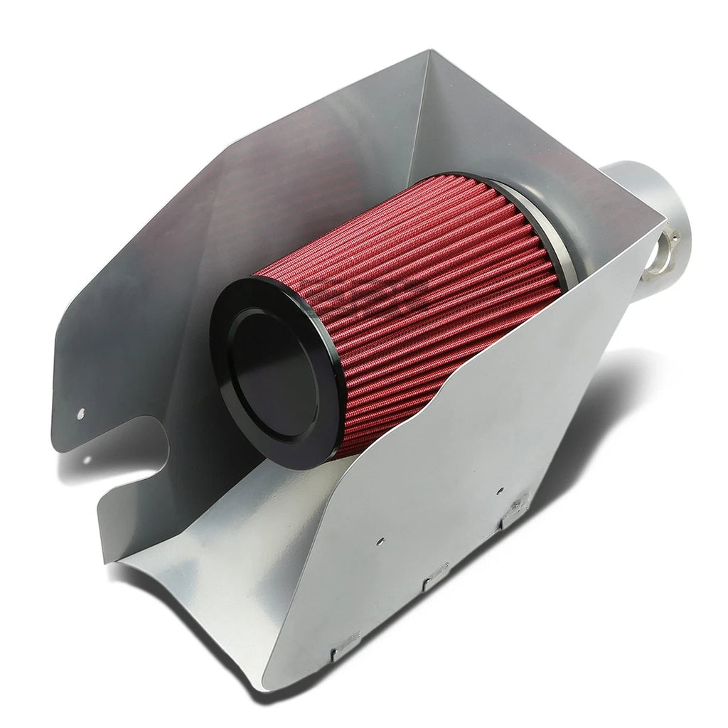 Cold Air Intake Aluminum Pipe + Heat Shield for Ford F250/F350/F550 (2008–2010)