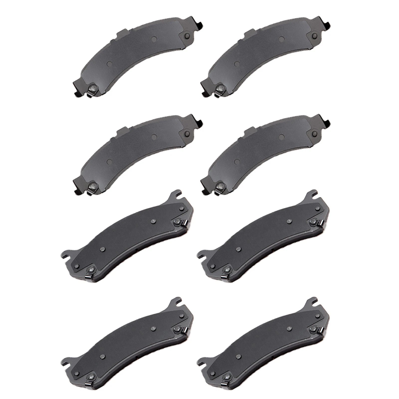 Set of 4 Front Rear Brake Pads for Chevrolet Avalanche Silverado Suburban Tahoe Yukon