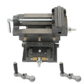 5" Cross Press Vise Slide Vice for Duty Sliding Drill Shop Grip Tools