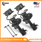 Front Struts and Coil Spring Assembly Sway Bar Links for 2013–2018 Nissan Altima