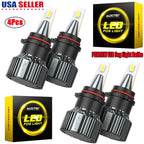 Set of 4 PSX26W 6500K White LED Fog Light Bulbs for Chevy Suburban (2015–2020)