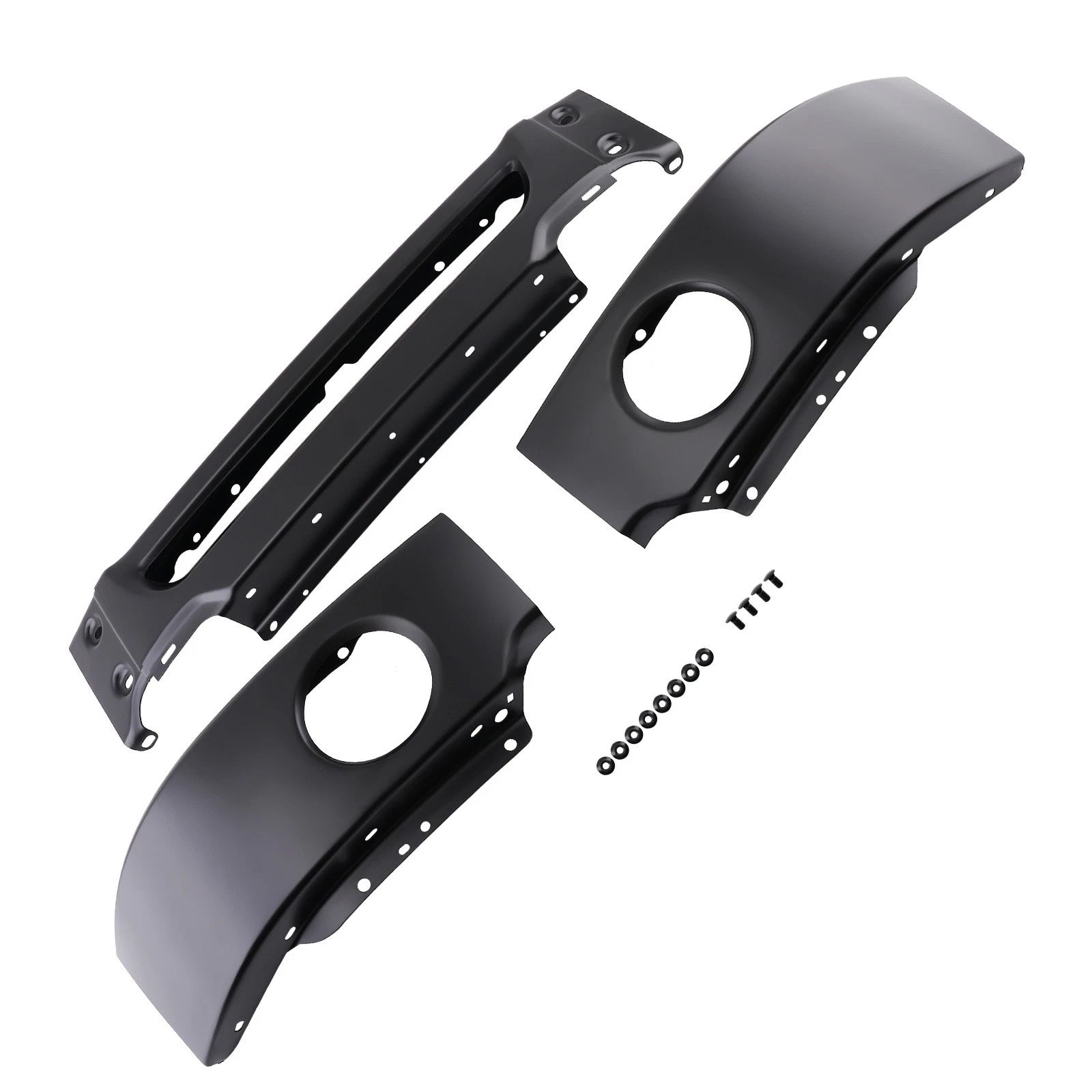 Front Bumper Face Bar for Ford F150 (2006–2008) 6L3Z17757DAPTM Steel Black