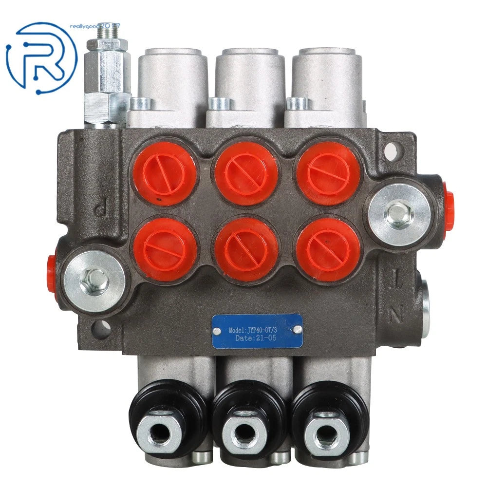 P40 Hydraulic Directional Control Valve 13GPM 3 Spool for