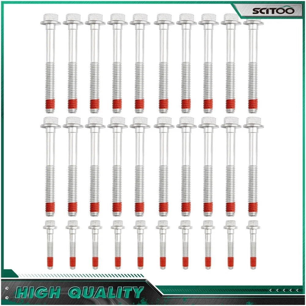 Head Bolts Set for Chevrolet Tahoe Suburban 1500-3500 GMC Cadillac (2000–2014)