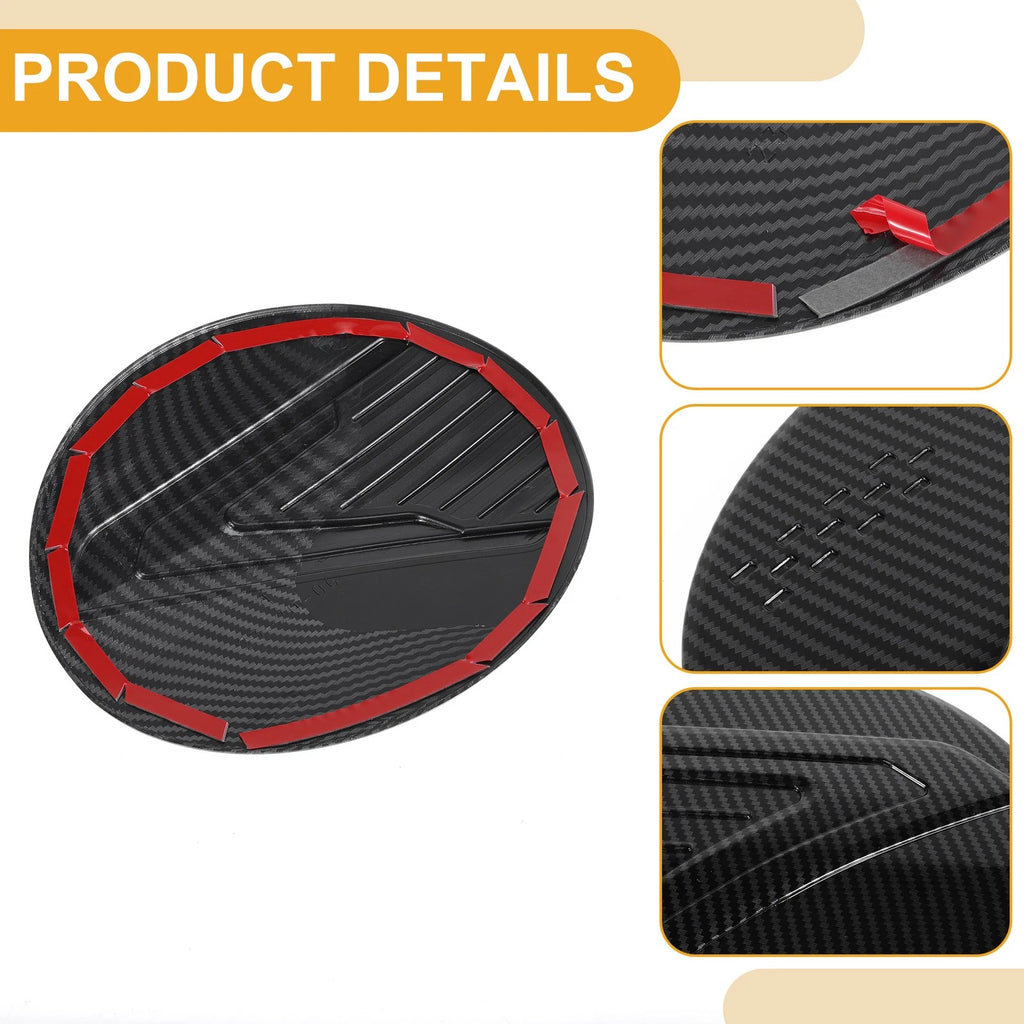 Fuel Tank Door Cap for Subaru Crosstrek (2024–2025) Carbon Fiber Black