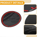 Fuel Tank Door Cap for Subaru Crosstrek (2024–2025) Carbon Fiber Black