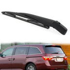 Black Rear Windshield Wiper Arm Blade Set for Honda Odyssey (2011-2017)