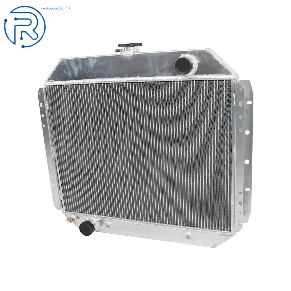3 Row Aluminum Radiator for Ford F100 F150 F250 Bronco (1966–1979) CC433
