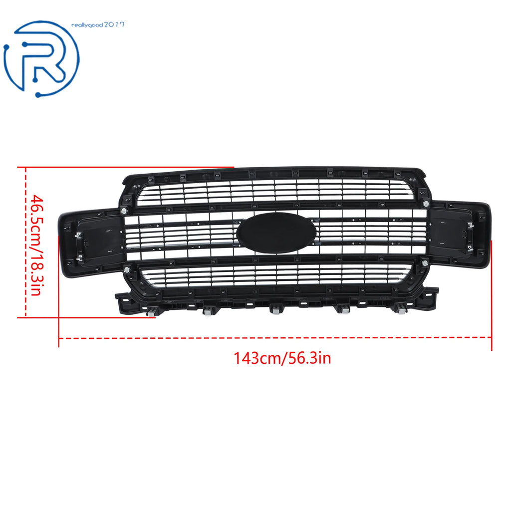 Chrome Front Bumper Upper Grille Mesh for Ford F150 (2018-2020)