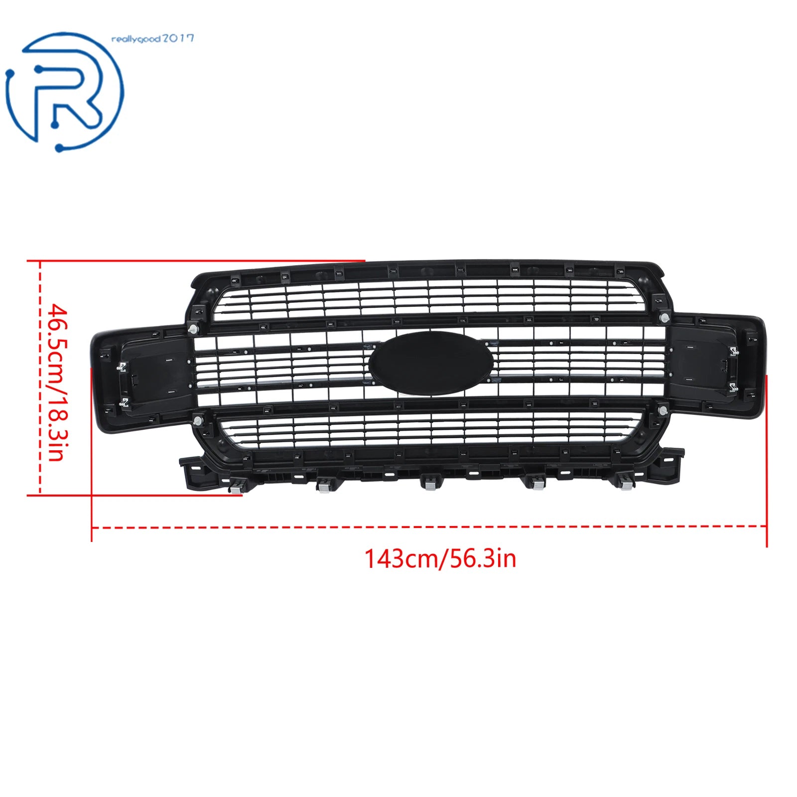 Chrome Front Bumper Upper Grille Mesh for Ford F150 (2018-2020)