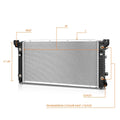 Aluminum Core Radiator DPI-13569 for Escalade/Silverado/Tahoe/Sierra/Yukon (2015–2020)