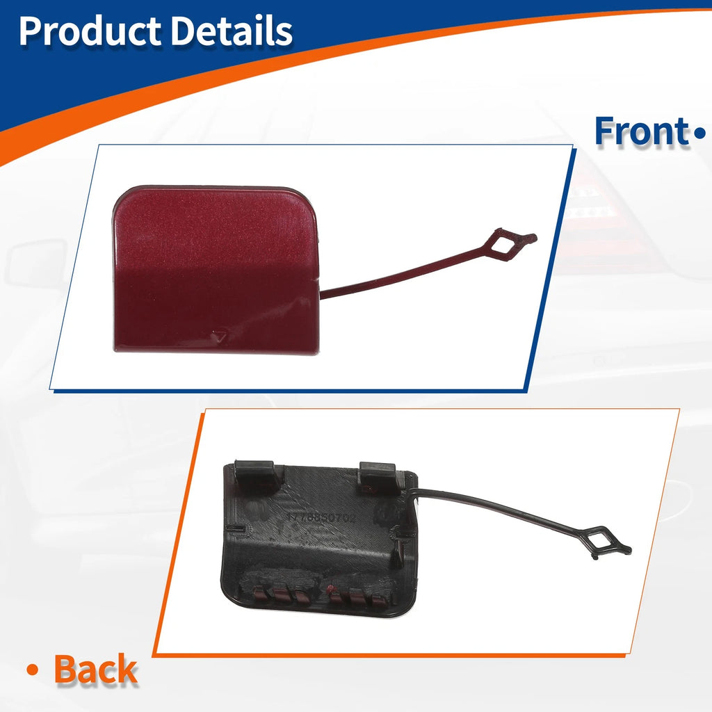 Rear Tow Hook Cover for Mercedes-Benz A W177 (2019–2023) No.A1778850702 Red