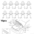 10 x Bonnet Hood Rod Holder Clips for Nissan Frontier Pathfinder (2005-2023)