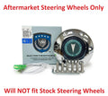 Horn Button 6 Hole Steering Wheel Chrome for Pontiac (2004–2010)