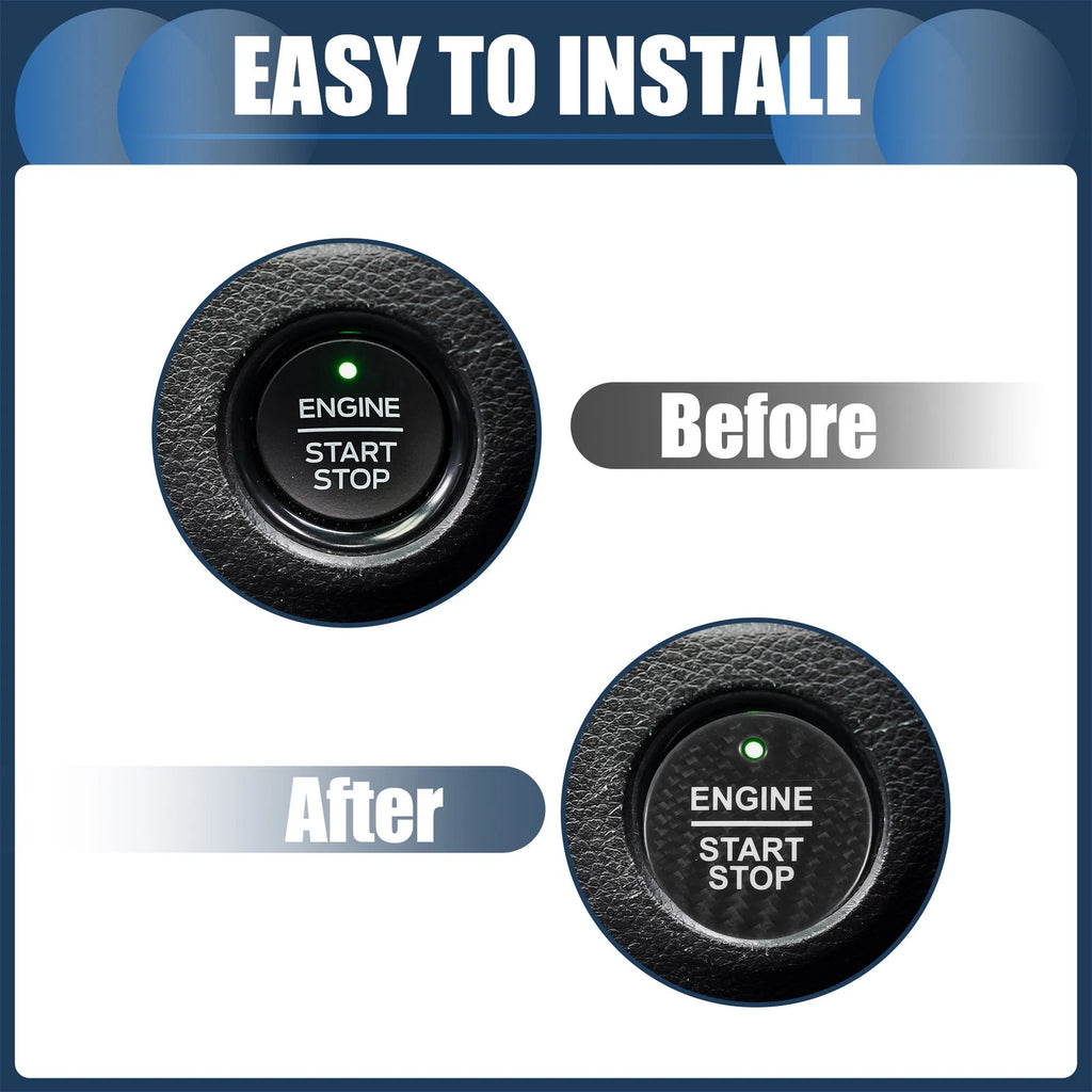 Engine Start Stop Button Cover for Ford 