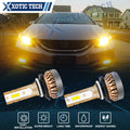 3000K Gold Yellow LED Bulbs High Beam Conversion Kit for Honda (9005–9011)