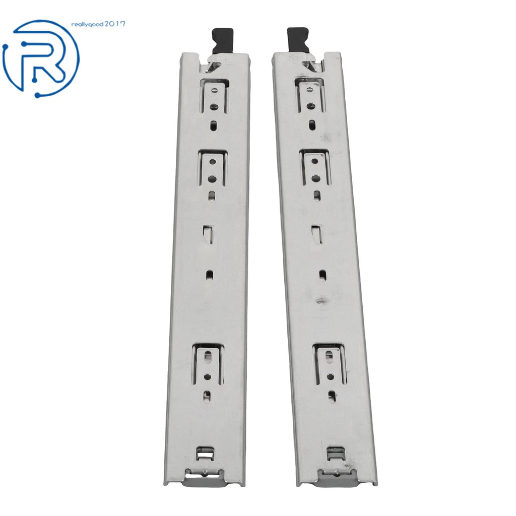 1 Pair Heavy Duty Drawer Slides for Universal Use (14 Inch, 150 Lbs)