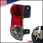 Left Tail Light Rear Lamp for Nissan NV200 (2013–2021) - Driver Side, Bulb Included
