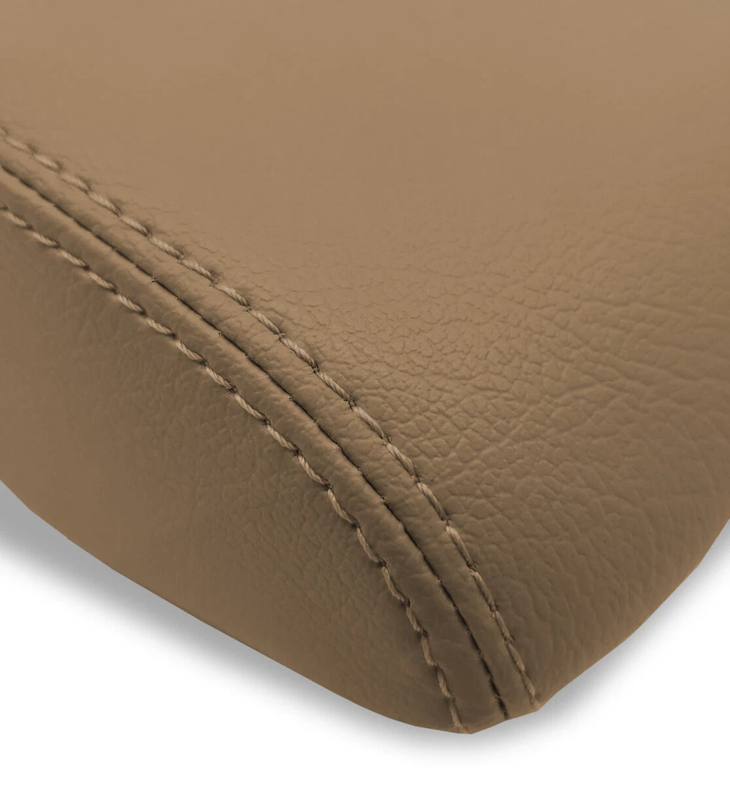 Console Lid Armrest Cover for Subaru Forester (2019–2024) Brown PVC Leather