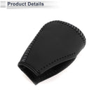 Gear Shift Knob Cover for Toyota Corolla (2009–2013) Black Grey Faux Leather