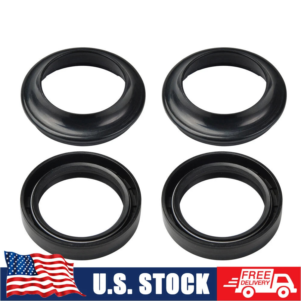 Front Fork Oil Seals and Dust Seals Kit for Honda VF700F Interceptor (1984–1985)