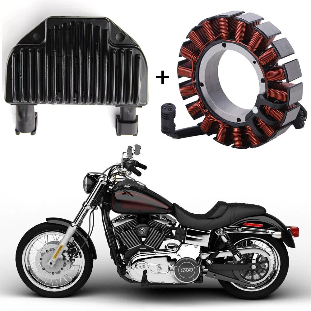3-Phase Stator & Regulator Rectifier for Harley Dyna (2008–2016) #30017-08 #74631-08