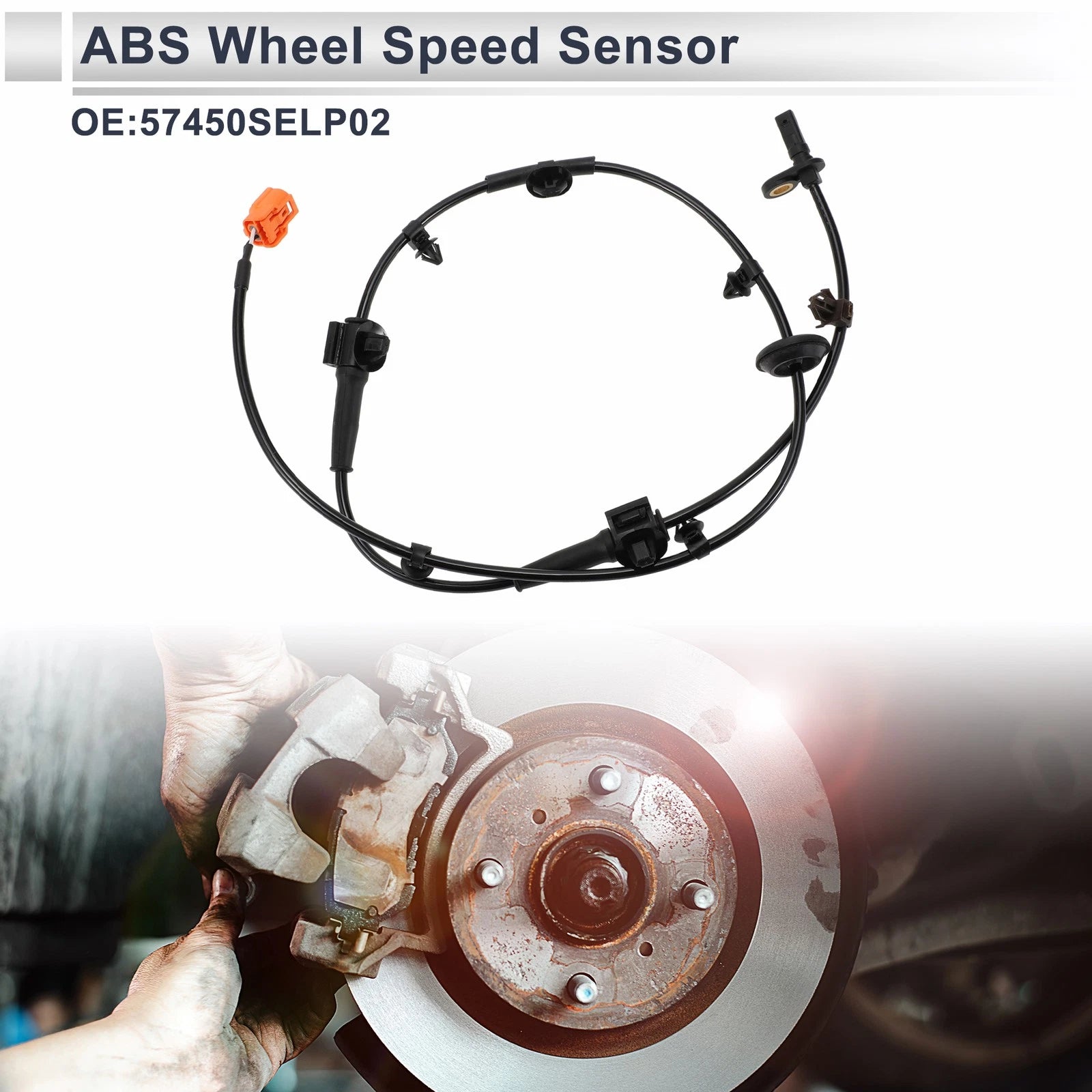 ABS Wheel Speed Sensor No. 57450SELP02 for Honda Jazz II (2002–2008)