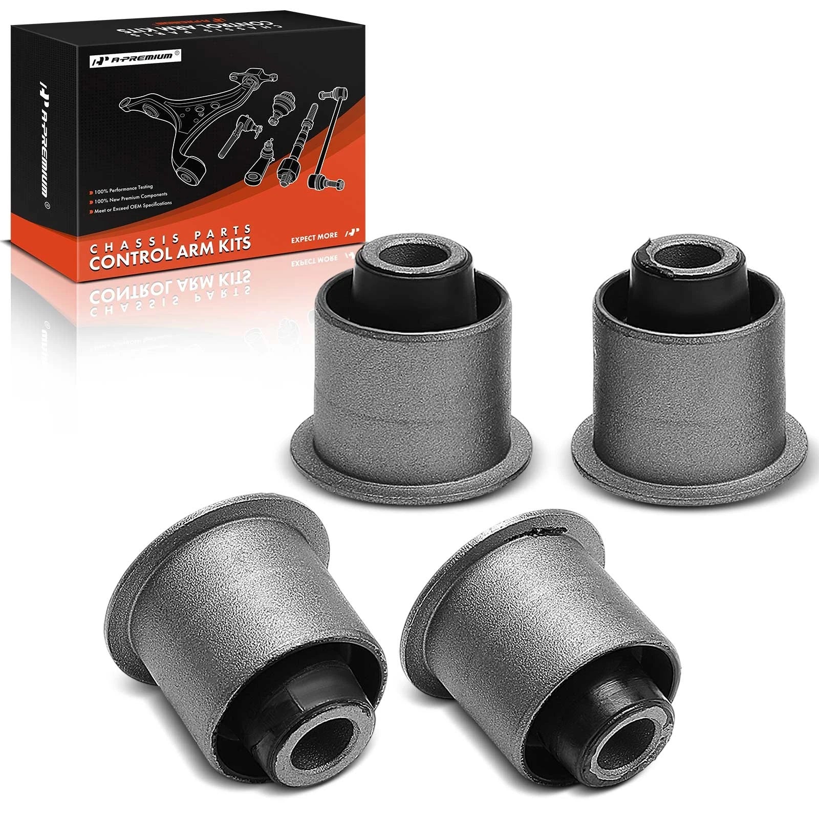 Set of 4 Front Upper Bushings for Nissan Frontier Pathfinder Titan (2005–2019)