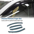 Set of 4 Car Window Deflectors for Nissan Sentra (2013–2019)