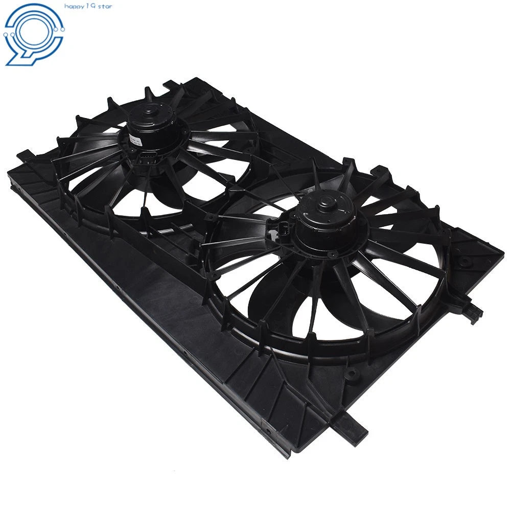 Dual Radiator & Condenser Fan Assembly for Jeep Compass (2007-2017)