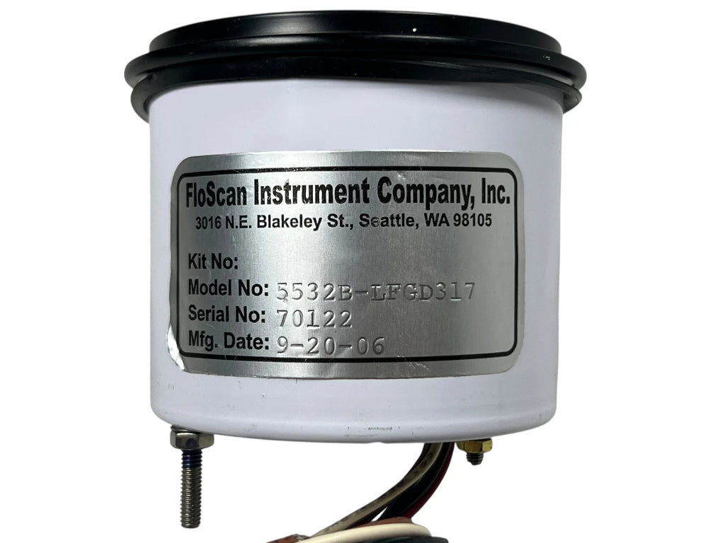 Floscan 5332B-LFGD317 GPH Gauge for 0-32 3 3/8in Face