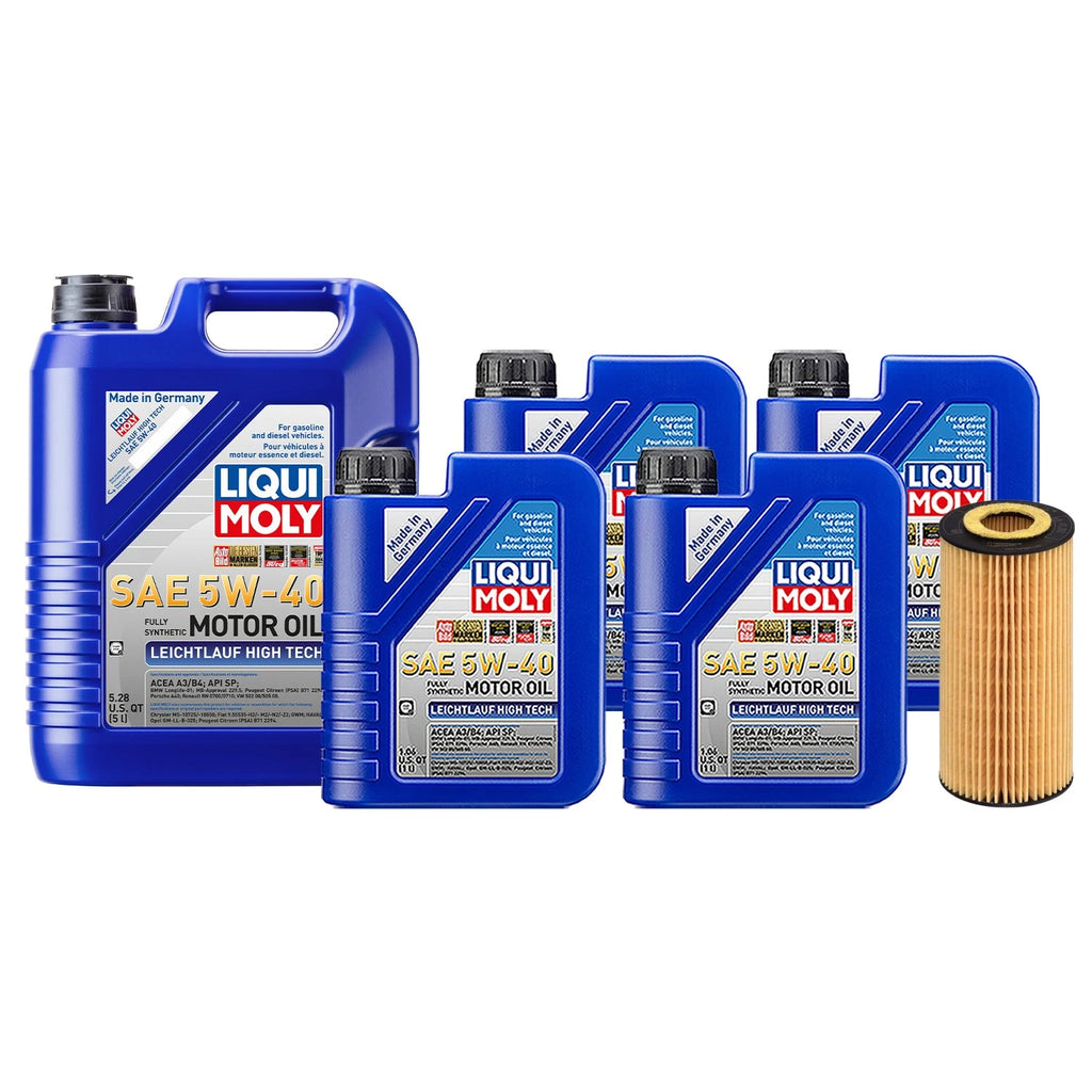 Oil Change Kit 9L Liqui Moly Molygen 5W40 for Mercedes S600 (2000–2006)