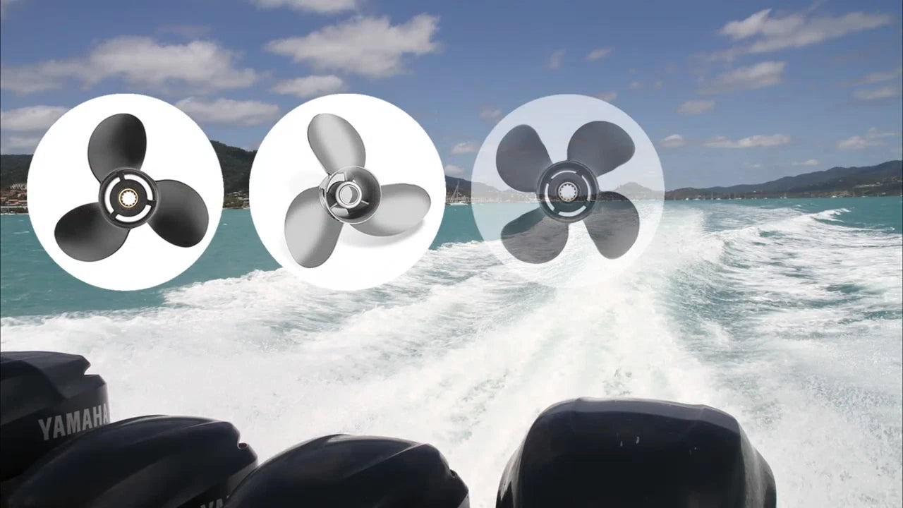13 x 19 Boat Propeller for Mercury Engine 40-140HP (OEM 48-77346A45, RH)