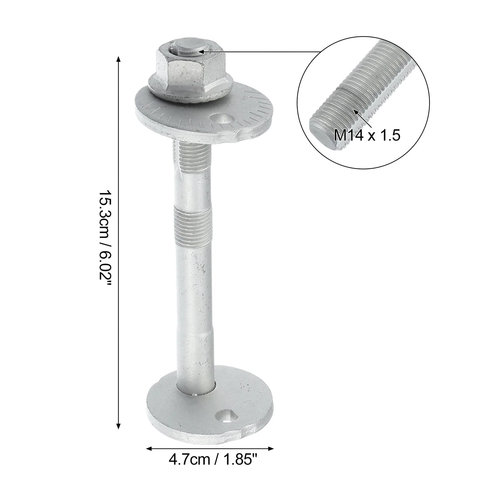 Set of 2 Eccentric Alignment Camber Bolts for Toyota FJ Cruiser (2006–2023)