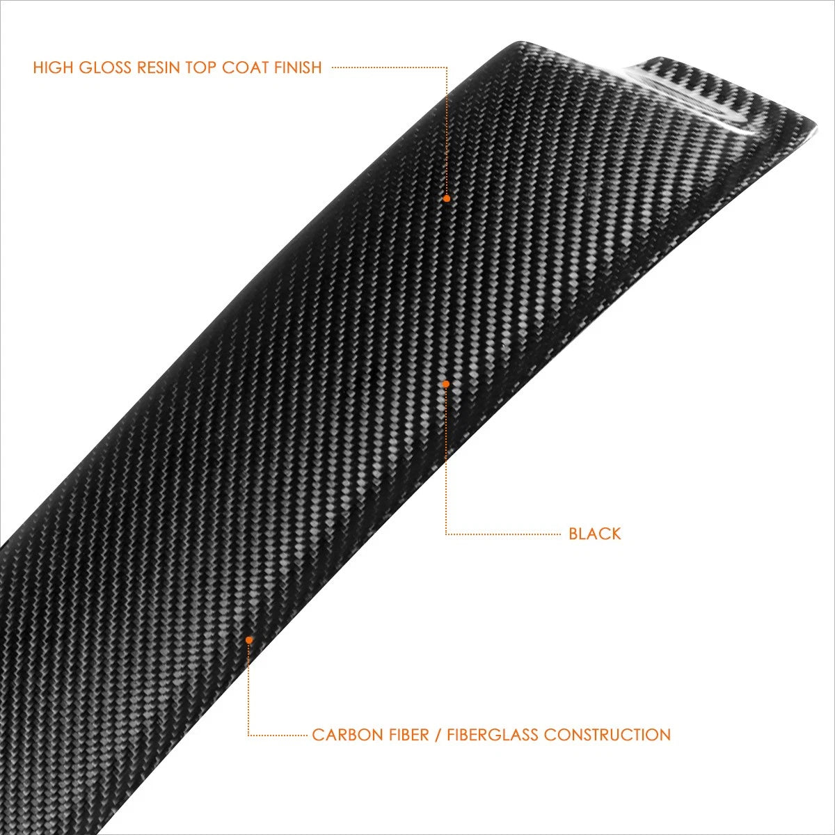 Carbon Fiber Rear Window Roof Spoiler for Mercedes E Class Coupe (2018–2021)