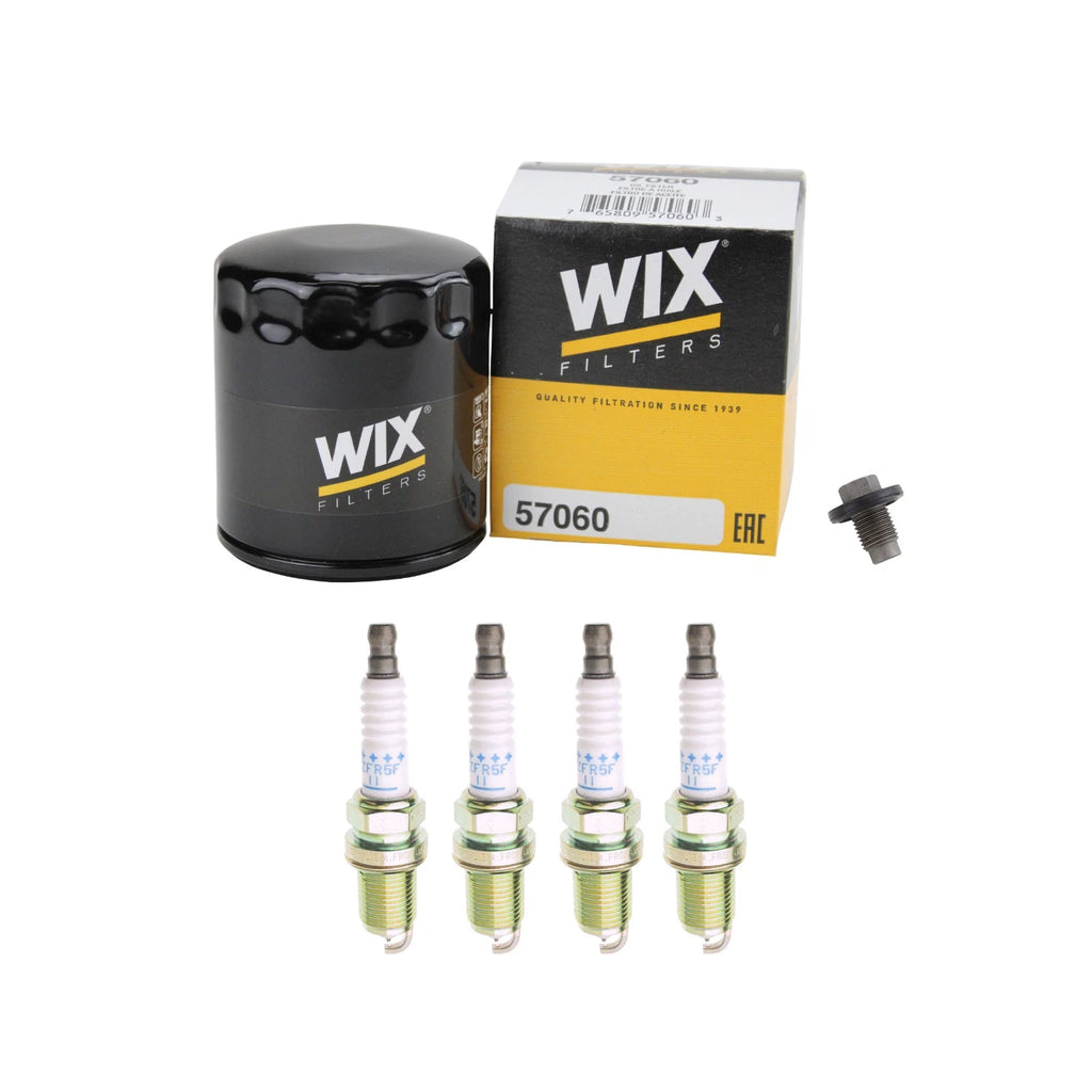 Wix Engine Oil Filter & NGK 4 Laser Platinum Spark Plugs for Compass (2007–2023)