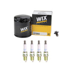 Wix Engine Oil Filter & NGK 4 Laser Platinum Spark Plugs for Compass (2007–2023)
