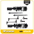 Set of 8 Front Struts, Sway Bars & Tie Rod Ends for Chevrolet HHR