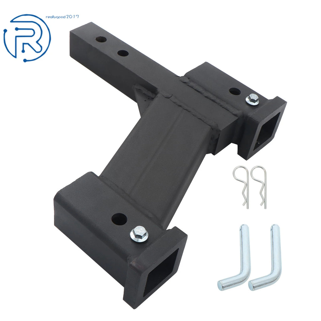 Dual Sleeve Hitch Adapter 2" & 10" Rise Drop for Trucks (10000Lbs)