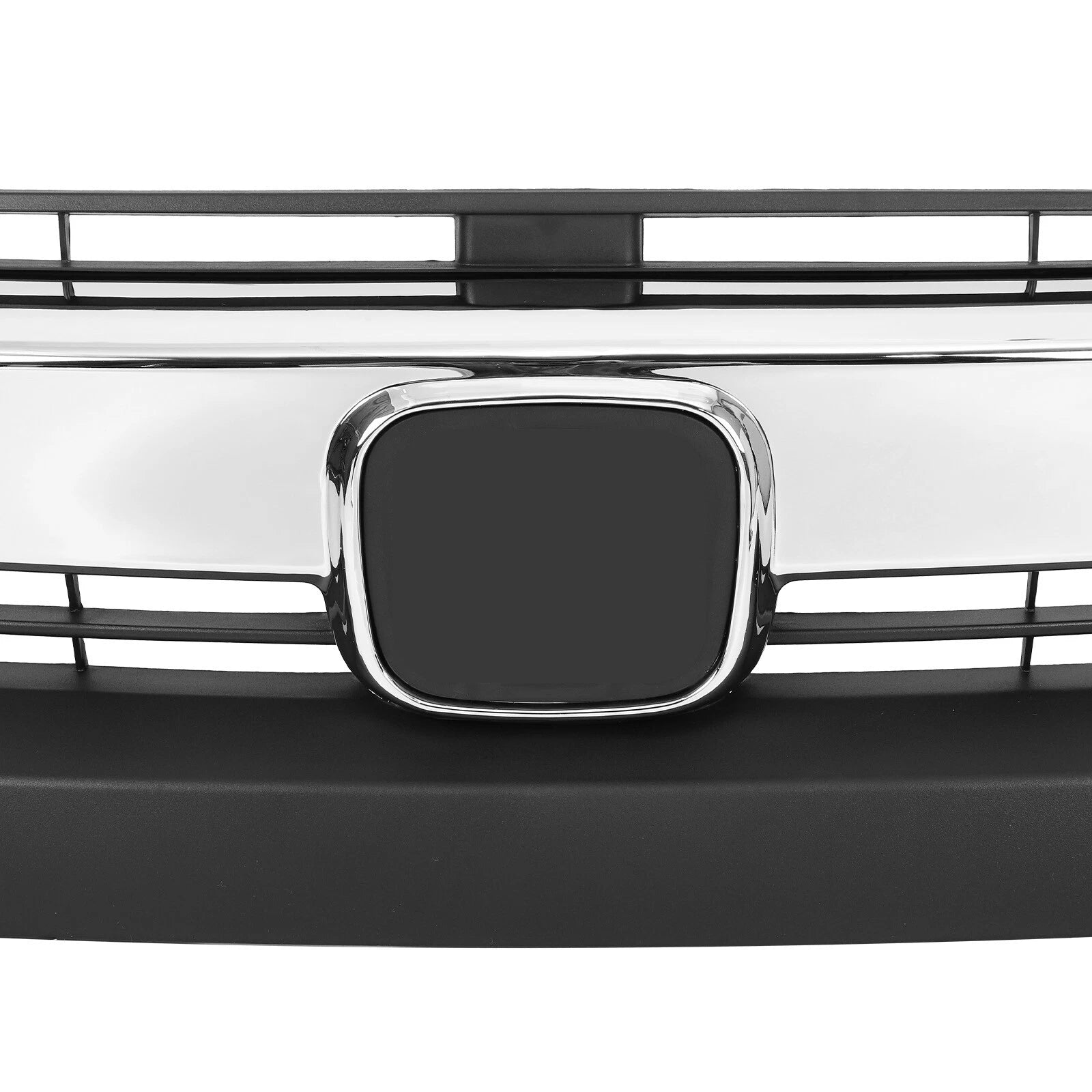 Front Upper Grille with Chrome Eyelid Molding for Honda Civic Sedan (2016–2018)