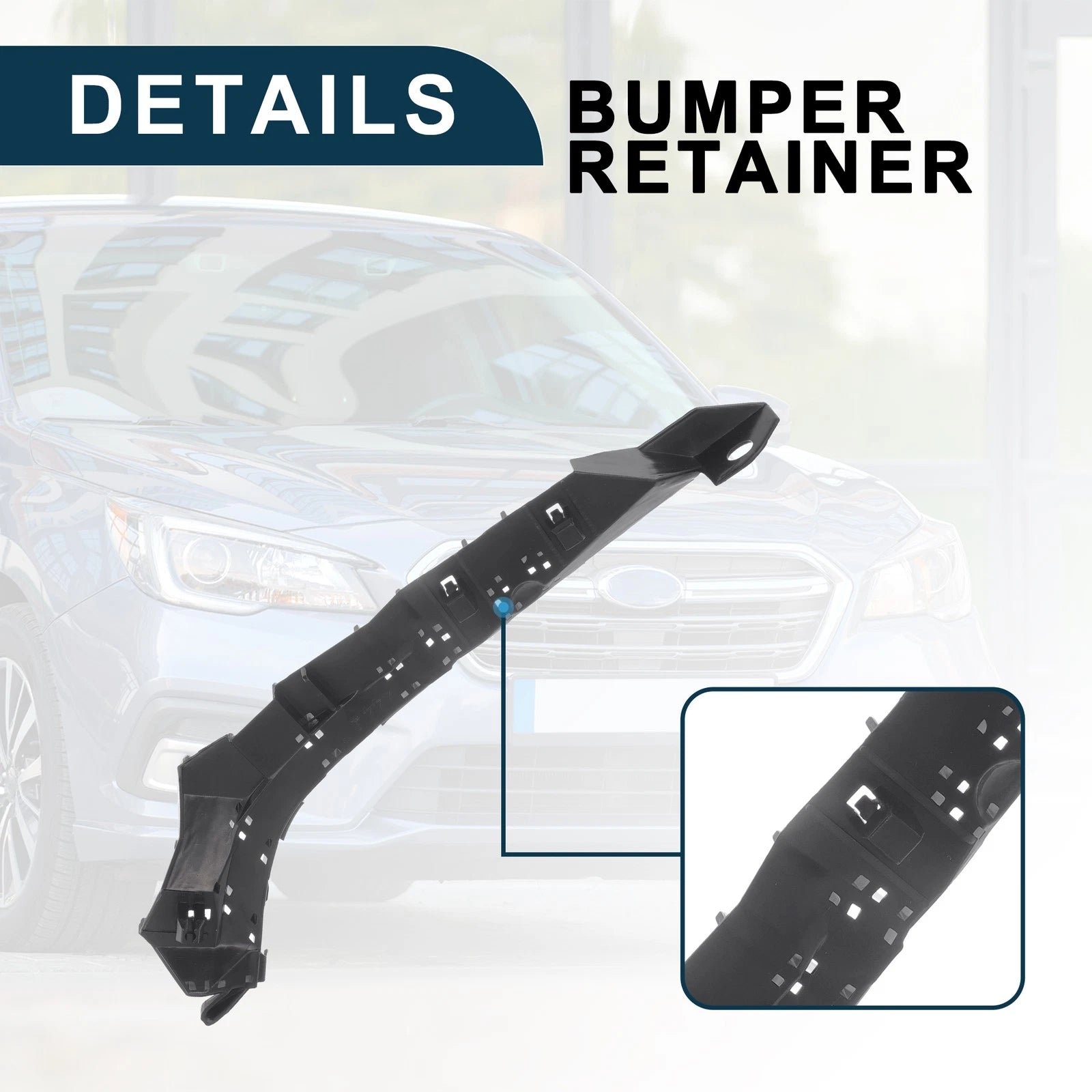 1pc Left Front Bumper Retainer Bracket for Subaru Legacy (2010–2014) ABS
