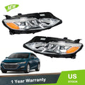 Pair of LED Headlights for Chevrolet Malibu (2019–2021) Right + Left Side