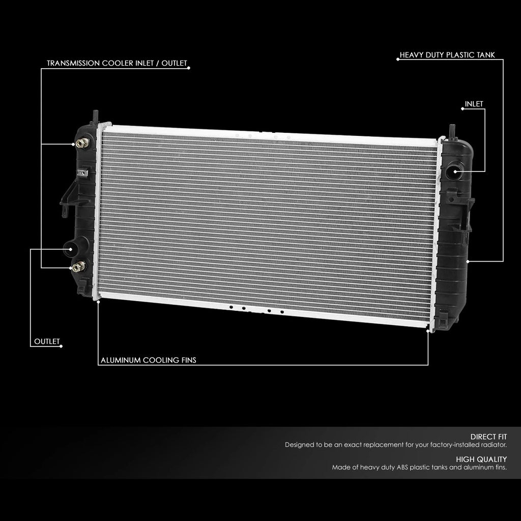 Aluminum Core Cooling Radiator for Buick Lucerne Cadillac DTS V8 (2006–2011) DPI 2853