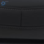 Black Leather Driver Bottom Seat Cover for Chevy Colorado Canyon (2015-2022)
