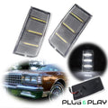Clear White Side Marker Light for Pontiac Parisienne Bonneville Safari (1983–1989)