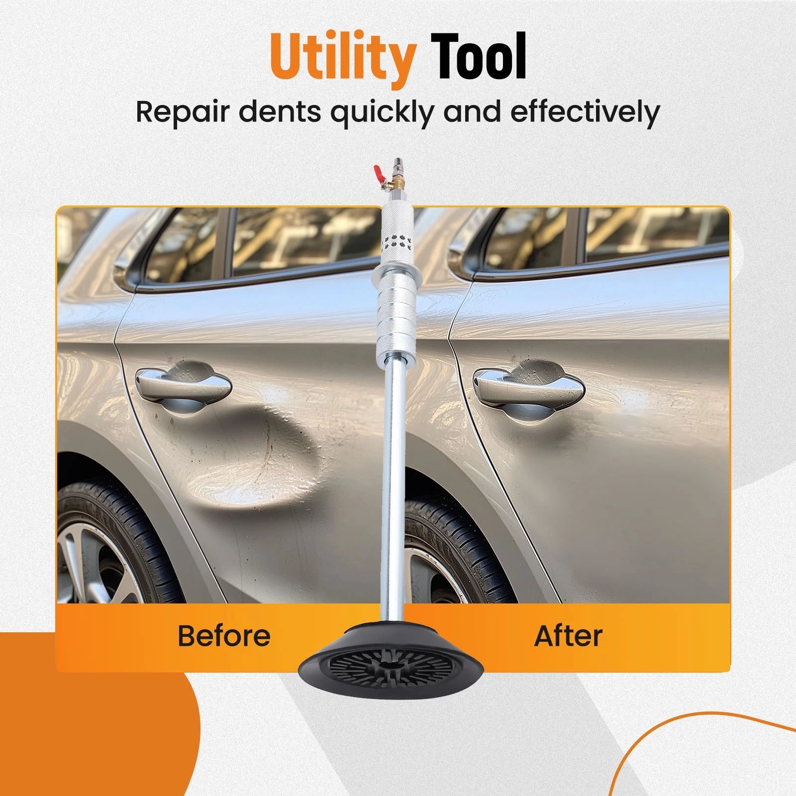 Suction Cup Dent Puller Set for Auto Body Repair