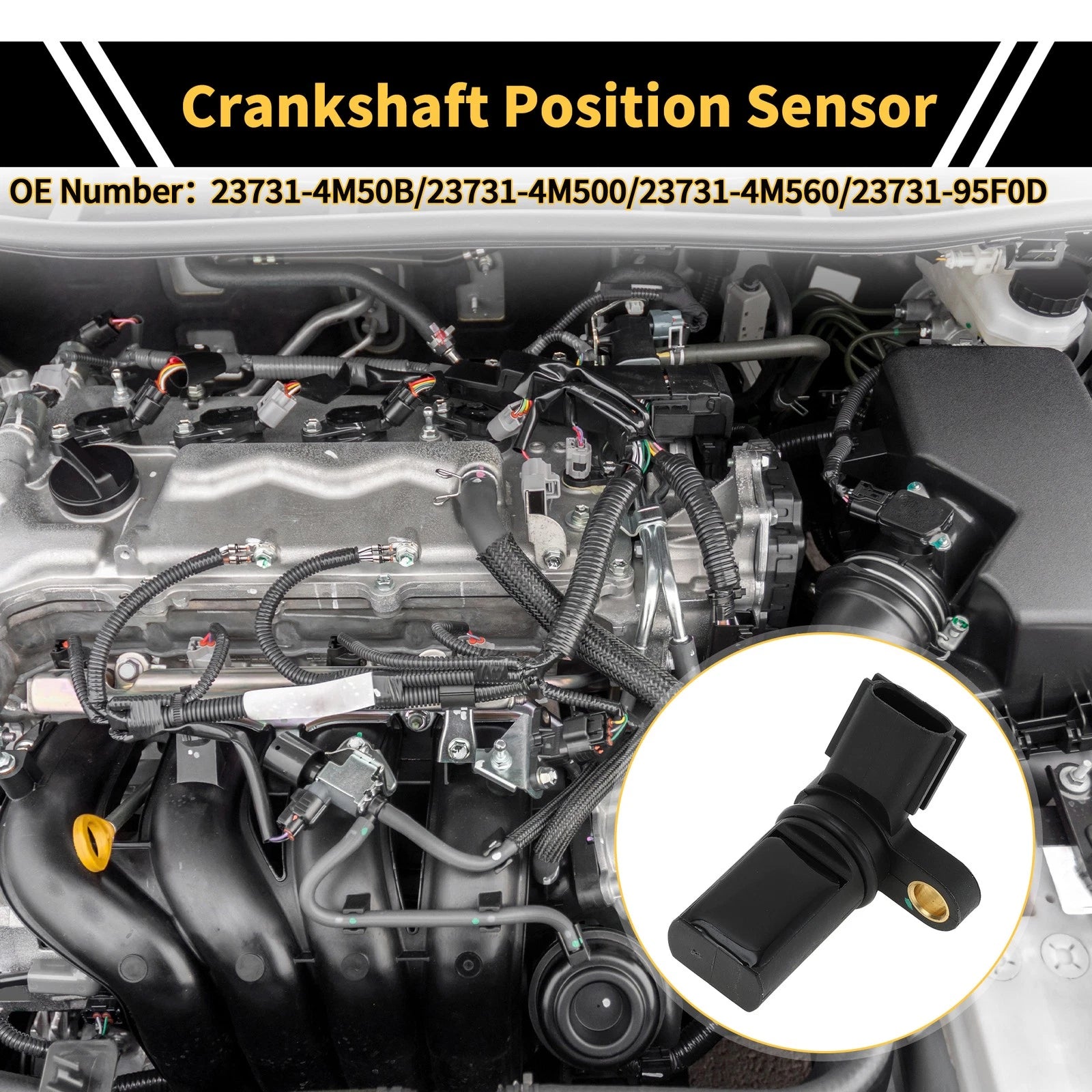 Crankshaft Position Sensor for Nissan Sentra V 1.8 (2000–2006) No. 23731-4M50B