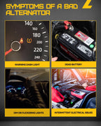 Alternator 90A 12V for Kia Forte and Soul (2012–2016)