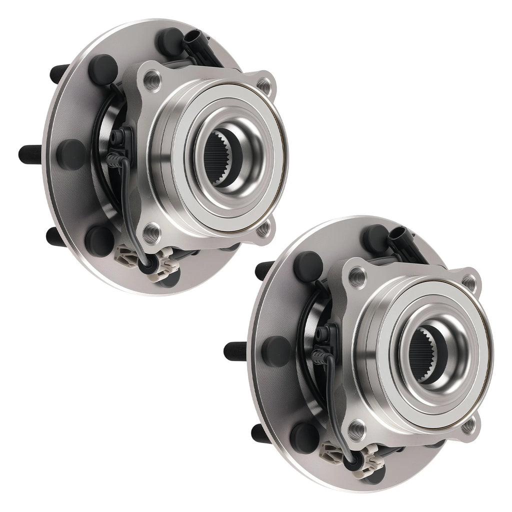 2x Front 8 Bolt Wheel Hub & Bearing for GMC Sierra 3500 HD (2007–2010) 515099