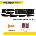 Carbon Fiber Gear Shift Panel Cover for Lexus IS250 IS300 IS350 (2006–2012)